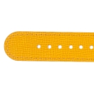 Deja vu watch, watch straps, leather straps, leather 20mm, gilded closure, Us 175 g, maize yellow