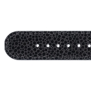 Deja vu watch, watch straps, leather straps, leather 20mm, steel closure, Us 177, black-grey