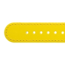 Deja vu watch, watch straps, leather straps, leather 20mm, steel closure, Us 26, sun yellow