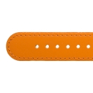 Deja vu watch, watch straps, leather straps, leather 20mm, steel closure, Us 27, light orange