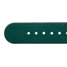 Deja vu watch, watch straps, leather straps, leather 20mm, steel closure, Us 3, dark green