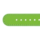 Deja vu watch, watch straps, leather straps, leather 20mm, gilded closure, Us 34-g, light green