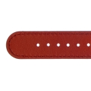 Deja vu watch, watch straps, leather straps, leather 20mm, steel closure, Us 36, medium red