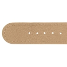 Deja vu watch, watch straps, leatherette straps, leather substitute 20mm, steel closure, Us 406 p, erdnuss