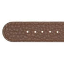 Deja vu watch, watch straps, leatherette straps, leather substitute 20mm, steel closure, Us 407 p, earth brown