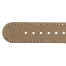Deja vu watch, watch straps, leather straps, leather 20mm, steel closure, Us 41, mud