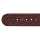 Deja vu watch, watch straps, leatherette straps, leather substitute 20mm, steel closure, Us 417 p, aubergine