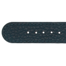 Deja vu watch, watch straps, leatherette straps, leather substitute 20mm, steel closure, Us 423 p, mauritiusblau