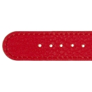 Deja vu watch, watch straps, leatherette straps, leather substitute 20mm, steel closure, Us 425 p, light red