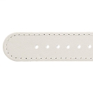 Deja vu watch, watch straps, leatherette straps, leather substitute 20mm, steel closure, Us 429 p, pearl cream