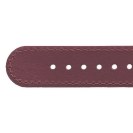 Deja vu Uhr, B�nder, B�nder in Kunstleder, Kunstleder 20mm, Edelstahlschlie�e, Us 433 p, aubergine