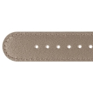 Deja vu watch, watch straps, leatherette straps, leather substitute 20mm, steel closure, Us 435 p, bronze-gold