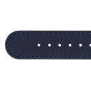 Deja vu watch, watch straps, leatherette straps, leather substitute 20mm, steel closure, Us 439 p, dark blue