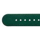 Deja vu watch, watch straps, leatherette straps, leather substitute 20mm, steel closure, Us 440 p