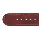 Deja vu Uhr, Bnder, Bnder in Kunstleder, Kunstleder 20mm, Edelstahlschliee, Us 455 p, vintage aubergine
