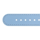 Deja vu watch, watch straps, leather straps, leather 20mm, steel closure, Us 49, cornflower blue