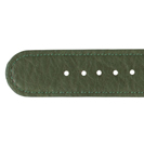 Deja vu watch, watch straps, leatherette straps, leather substitute 20mm, steel closure, US 517 p