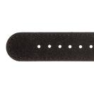 Deja vu watch, watch straps, leather straps, leather 20mm, steel closure, Us 55, black brown