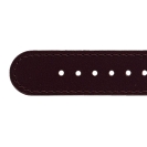 Deja vu watch, watch straps, leather straps, leather 20mm, steel closure, Us 60, aubergine