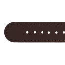 Deja vu watch, watch straps, leather straps, leather 20mm, steel closure, Us 7, dark brown