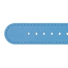 Deja vu watch, watch straps, leather straps, leather 20mm, steel closure, Us 71 - 1, azure