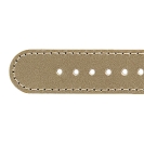 Deja vu watch, watch straps, leather straps, leather 20mm, steel closure, Us 75, golden