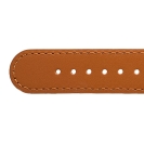 Deja vu watch, watch straps, leather straps, leather 20mm, steel closure, Us 8, orange brown