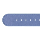 Deja vu watch, watch straps, leather straps, leather 20mm, gilded closure, Us 86 - 1 g, syringa blue