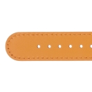 Deja vu watch, watch straps, leather straps, leather 20mm, steel closure, Us 87 - 1, golden orange