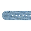 Deja vu watch, watch straps, leather straps, leather 20mm, steel closure, Us 91, jeans blue light