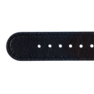 Deja vu watch, watch straps, leather straps, leather 20mm, steel closure, Us 99, black