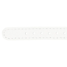 Deja vu watch, watch straps, leatherette straps, leather substitute 12mm, Uxs 427 p, creme white
