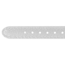 Deja vu watch, watch straps, leatherette straps, leather substitute 12mm, Uxs 428 p, silver