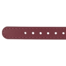 Deja vu watch, watch straps, leatherette straps, leather substitute 12mm, Uxs 433 p, aubergine
