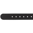 Deja vu watch, watch straps, leatherette straps, leather substitute 12mm, Uxs 441 p, black