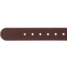 Deja vu watch, watch straps, leather straps, leather 12mm, Uxs 7, dark brown