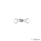 Deja vu Necklace, clasp components, Vs 10