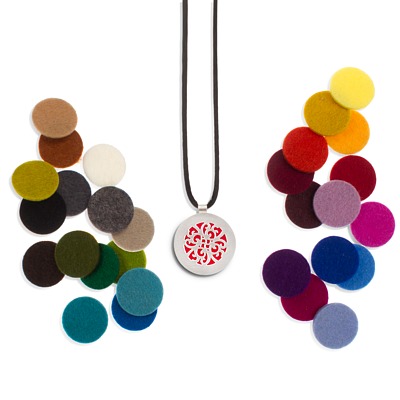 felt necklace